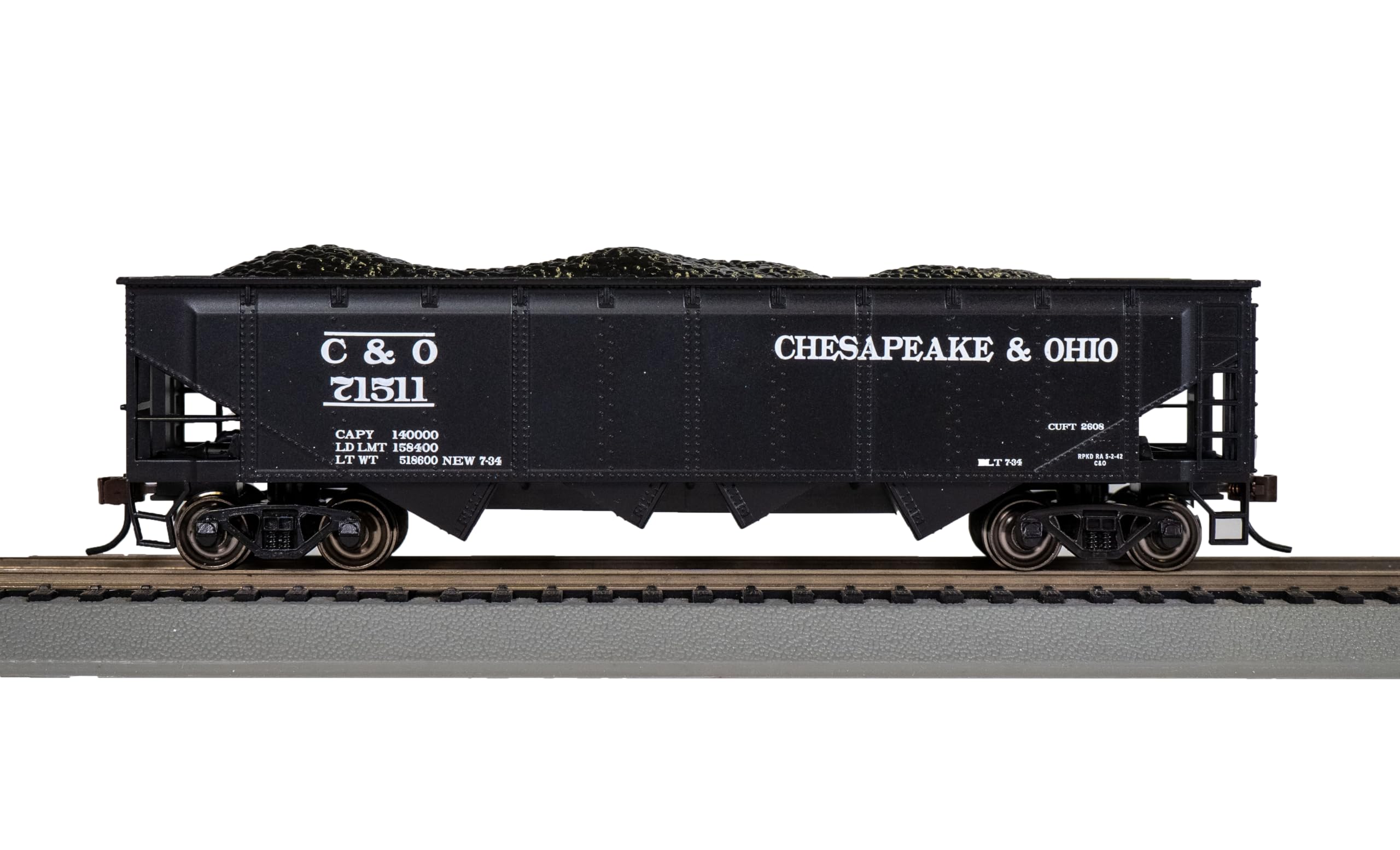 Bachmann Industries 40' Quad Hopper & O #71511 (HO Scale)