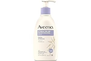 Aveeno Stress Relief Moisturizing Body Lotion: Soothe and Relax with Natural Oatmeal and Calming Scents
