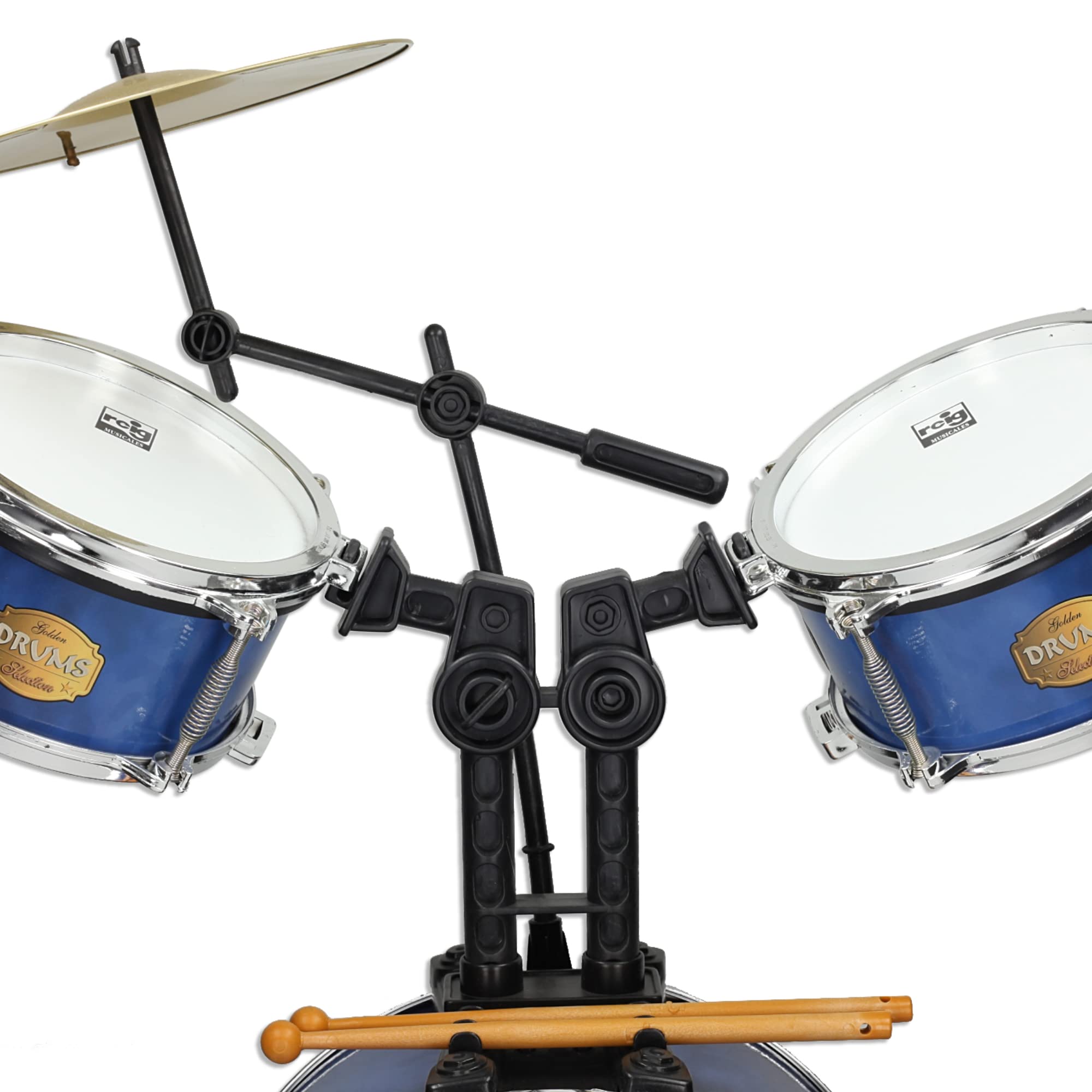Set Drums 7 Pièces Batterie Junior Reig Golden Drums - 7 Pièces