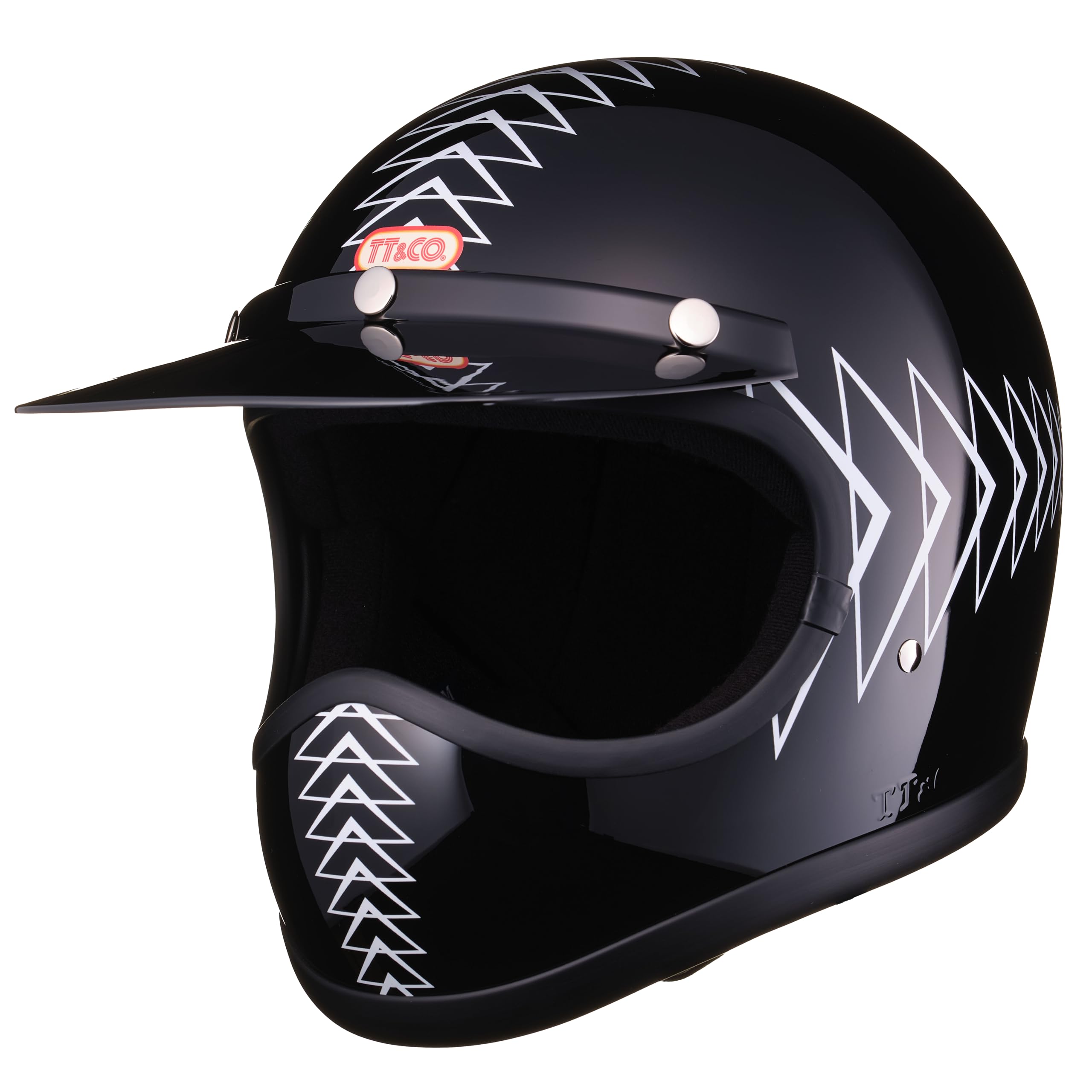 Amazon.co.jp: TT&CO. バイク ヘルメット フルフェイス トゥーカッター