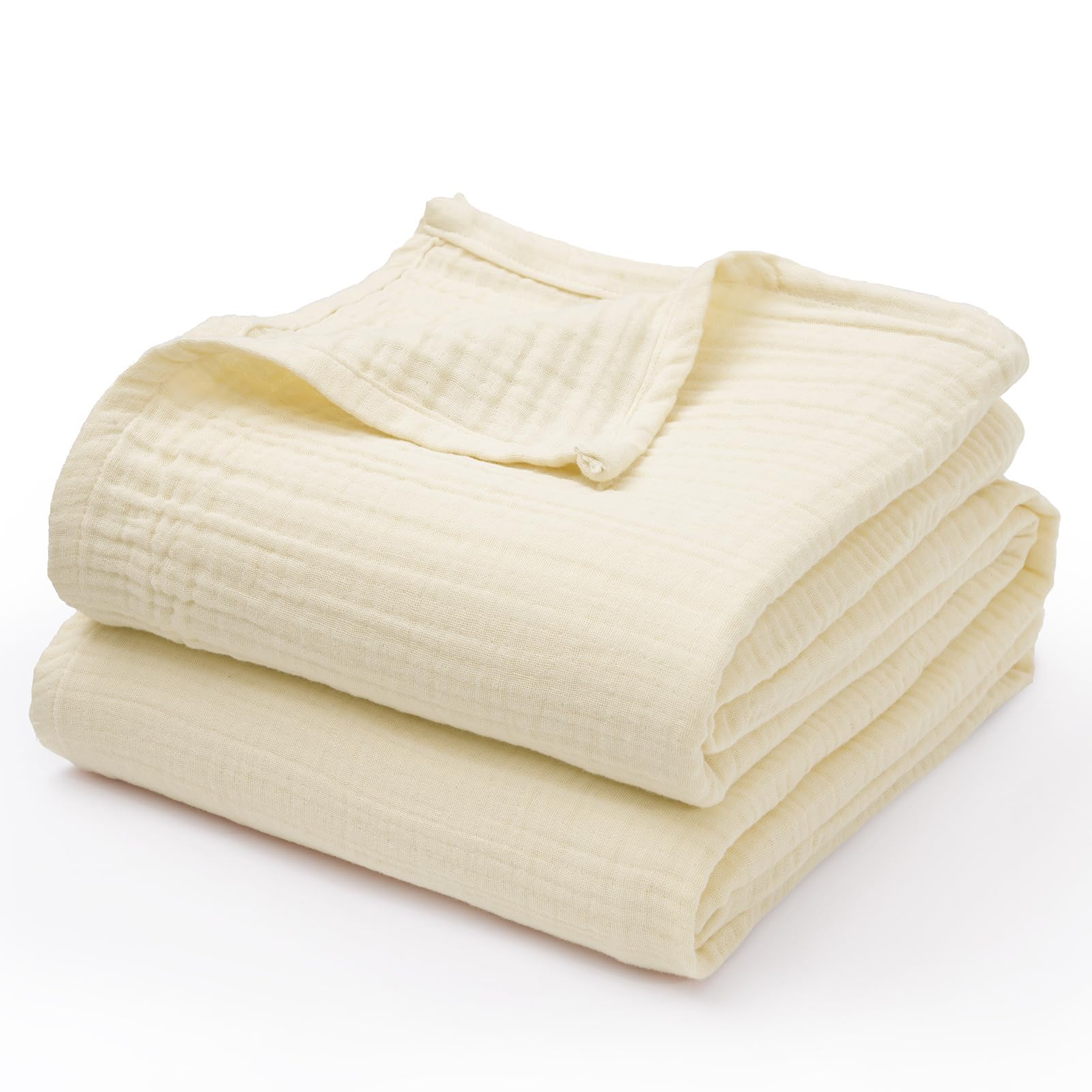 PHF 100% Cotton Muslin Blanket Queen Size 90