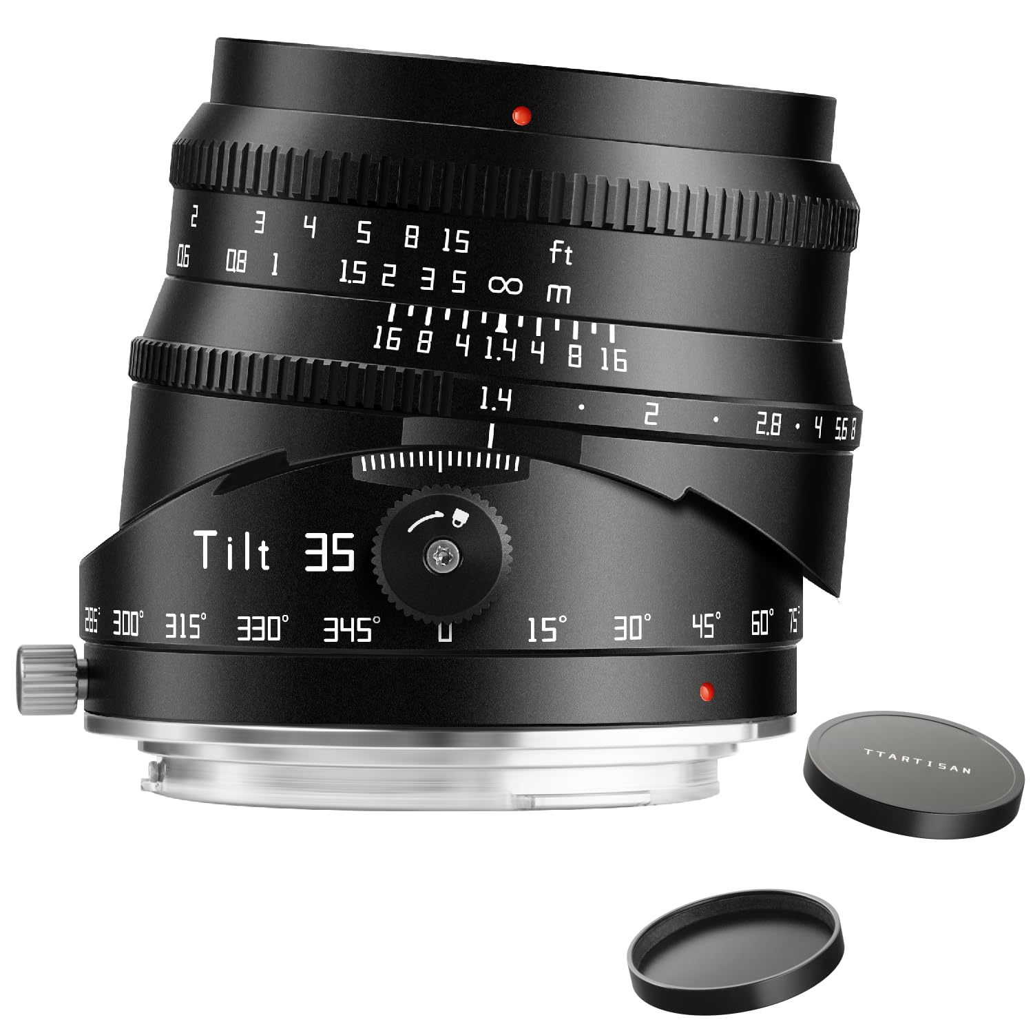TTArtisan 35 mm F1.4 Tilt Shift Objetivo APS-C para EOS RF y R7, R10; formato completo para EOS R, RP, R5, R5C, R6, R6ii.