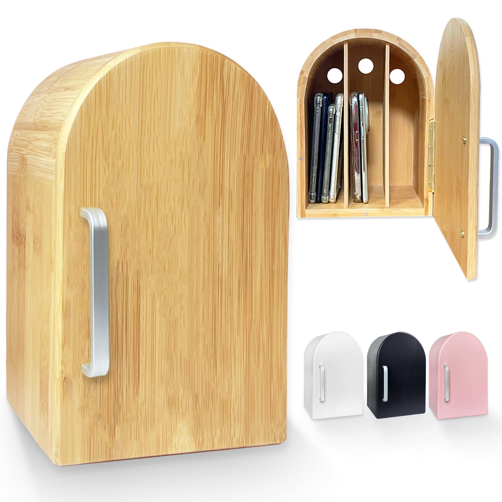 Amazon.com: Premium Phone Box for Family Time, Bamboo Wood Cell