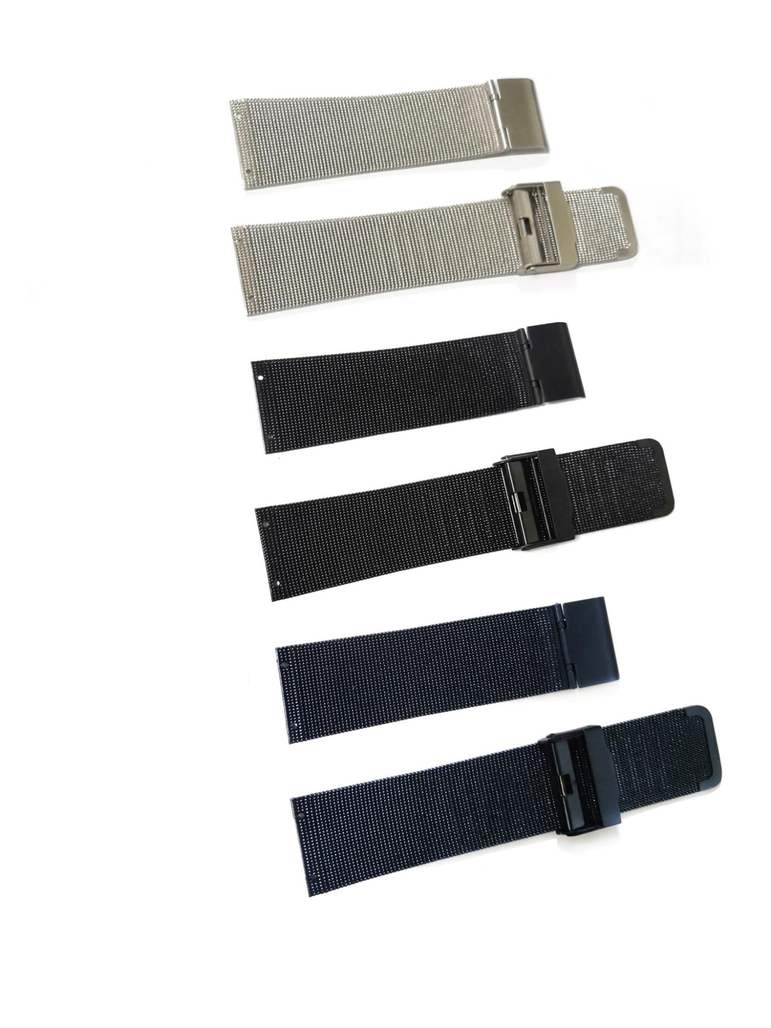 Ersatz-Uhrenarmband, kompatibel mit Bering Unisex-Uhren mit schmalem Schraubarmband, 24 mm und 20 mm(Deep Blue)