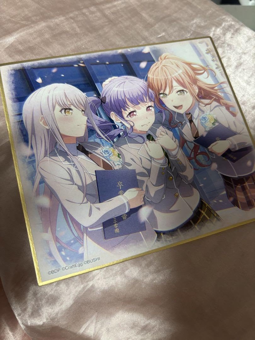 Amazon.co.jp: BanG Dream! バンドリ ミニ色紙 卒業記念イラスト 友希