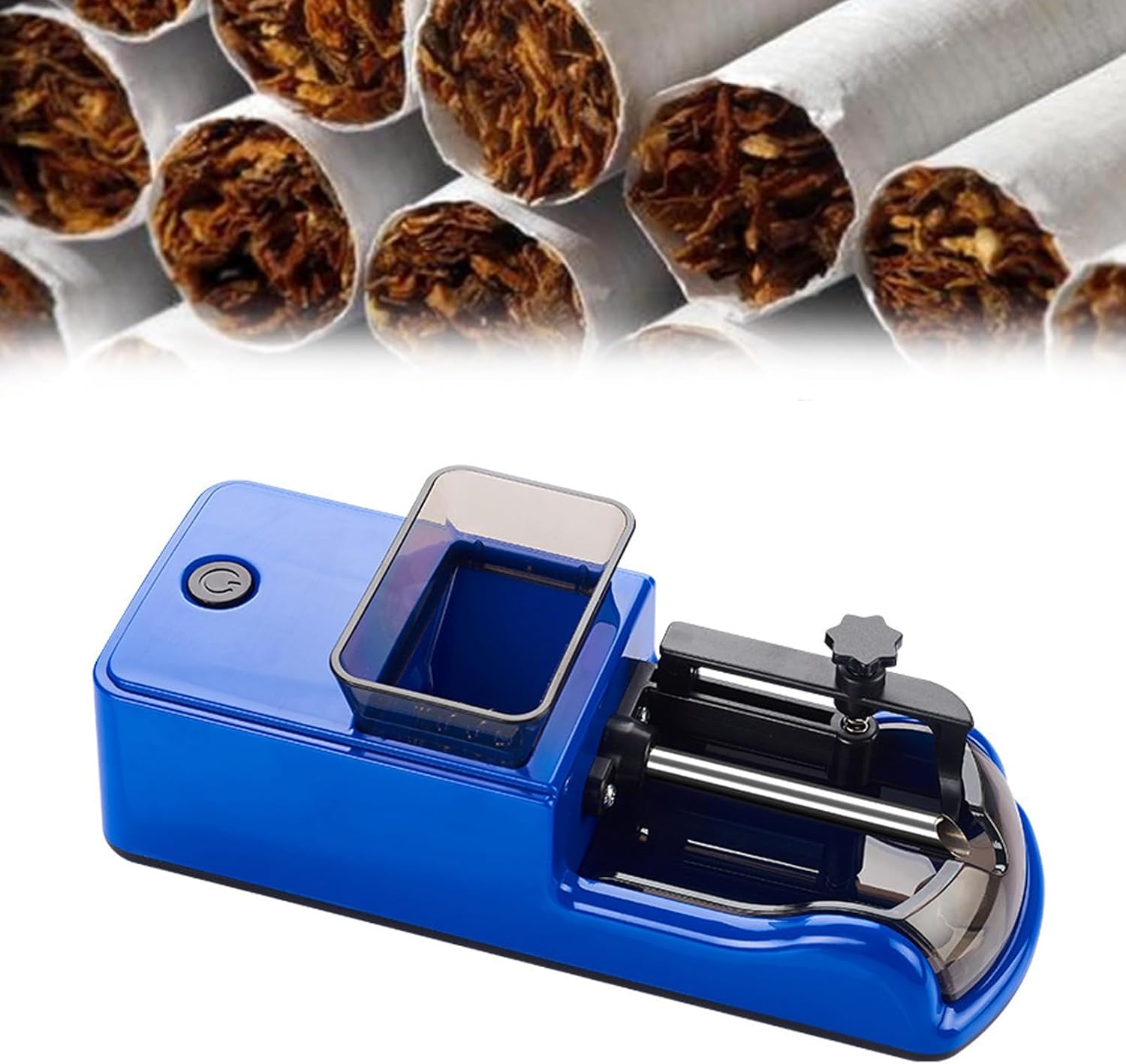 Electric Cigarette Rolling Machine,Cigarette Filling Machines,Automatic Cigarette Rolling Machine,8 Mm/6.5 Mm/5.5 Mm Three Types Of Tobacco Tubes,Adjustable Tobacco Density,for Smokers(Color:Red)