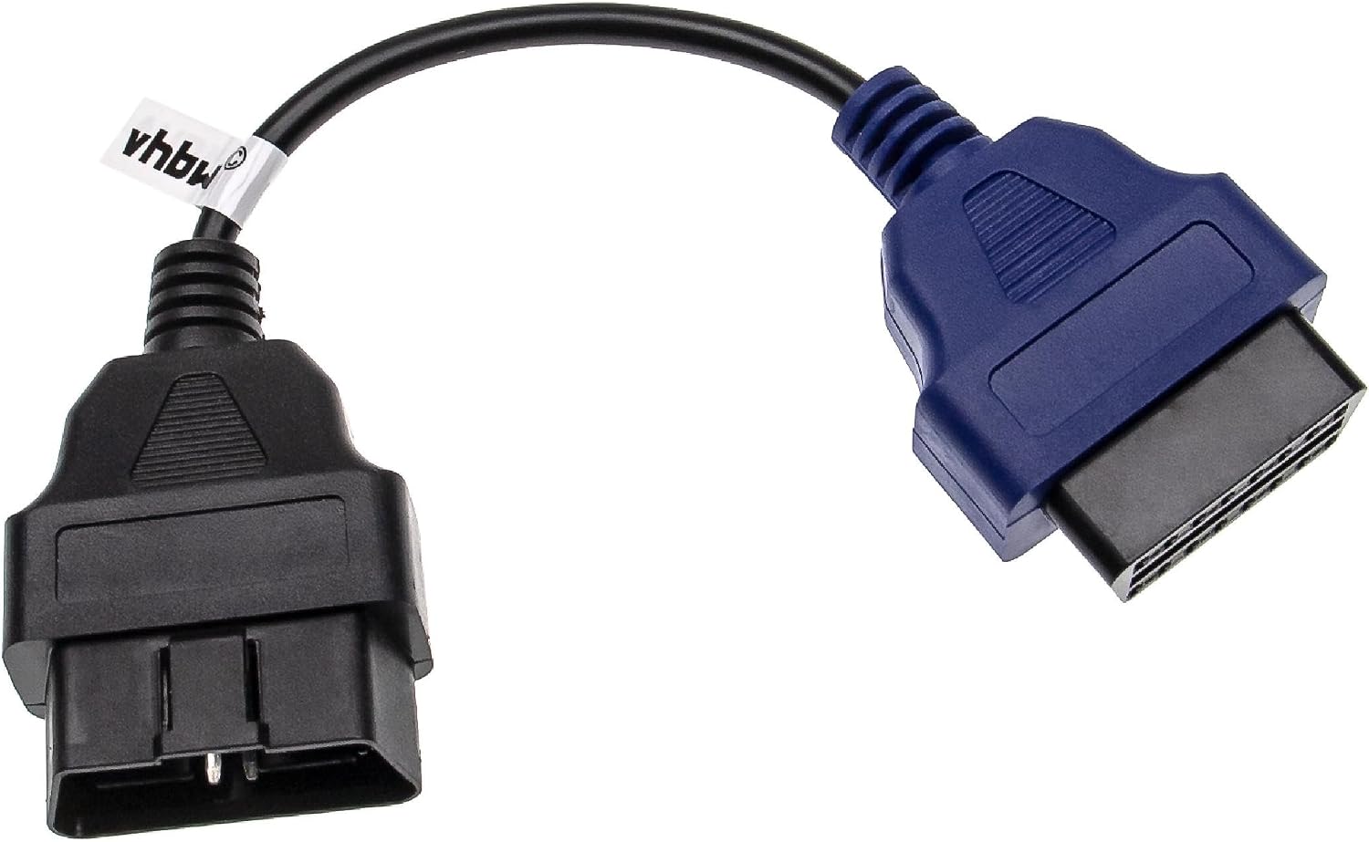 vhbw Adapter OBD2 A5 16-pinowy OBD1 na OBD2 kompatybilny z FIAT, Alfa Romeo, Lancia, Polonez Auto