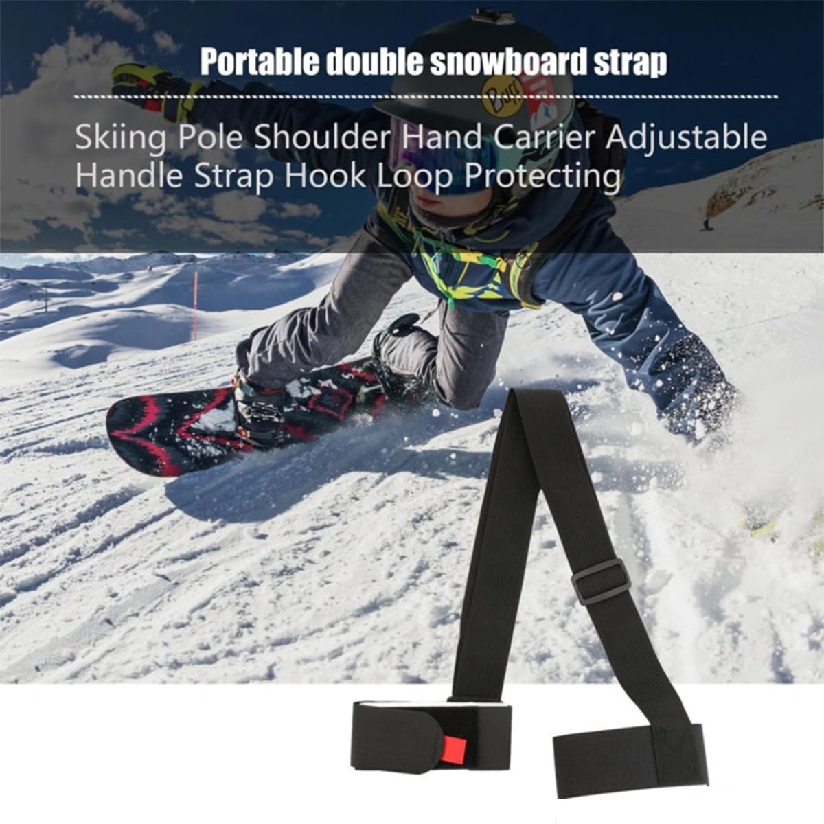 Sangles De Ski Skimate Bandoulière Réglable pour Planche à Neige Accessoires De Sport d'hiver Porte-Ski