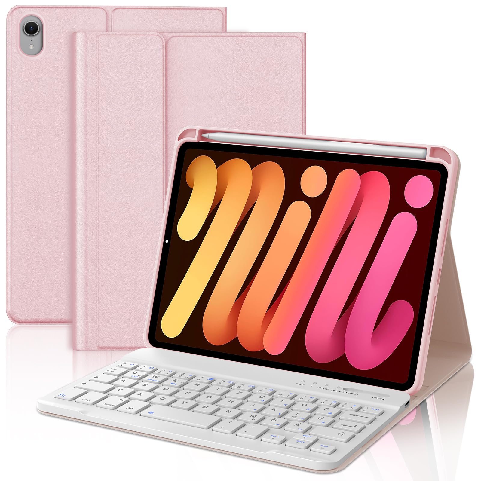 WAVATA Tastatur für Samsung Galaxy Tab S10 FE+ Plus 13.1 Zol
