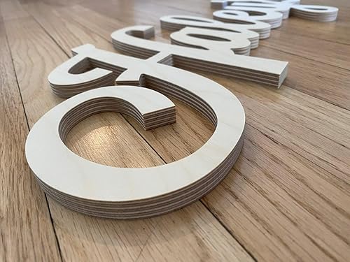 Miniatura 6 de Wooden Custom Name Sign, Nursery Name Sign, Family Name Signs, Choice of Size & Fonts!