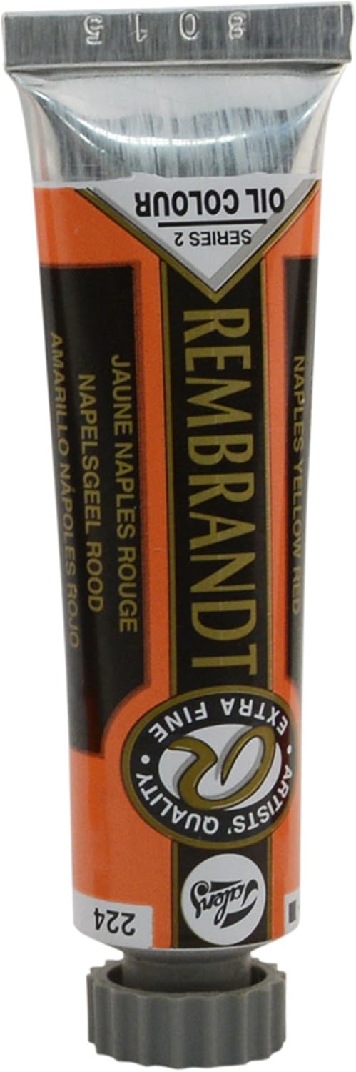 Tarens Oil Paint, Rembrandt T0103-224-2, Naples Yellow Red, 0.5 fl oz (15 ml) (No.5)