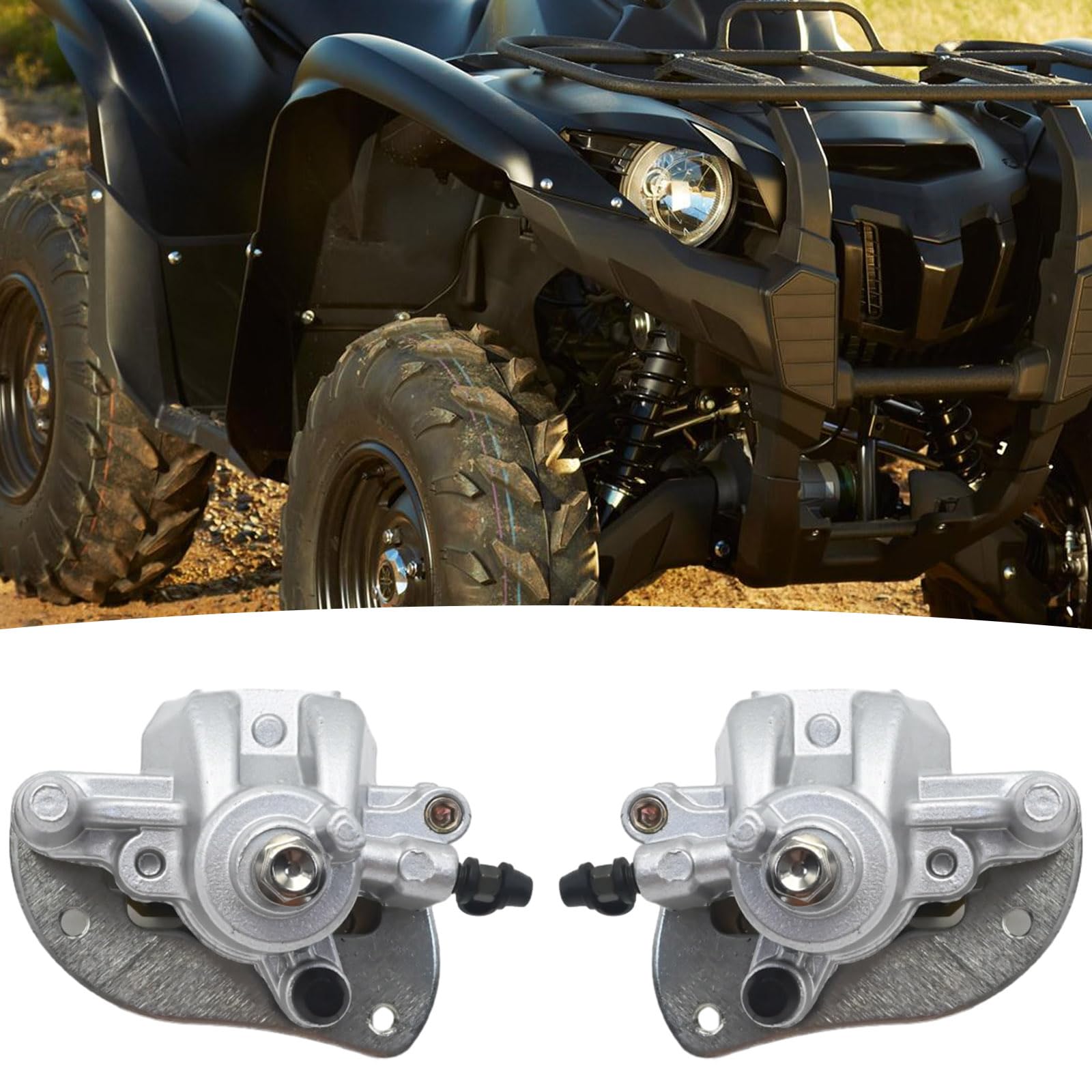 Front Left Right Brake Calipers For Yamaha Grizzly 700 YFM700F/P - Foto 8