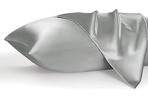 Satin Pillowcase for Hair and Skin Queen Embraces Your Dreams in Silky Comfort