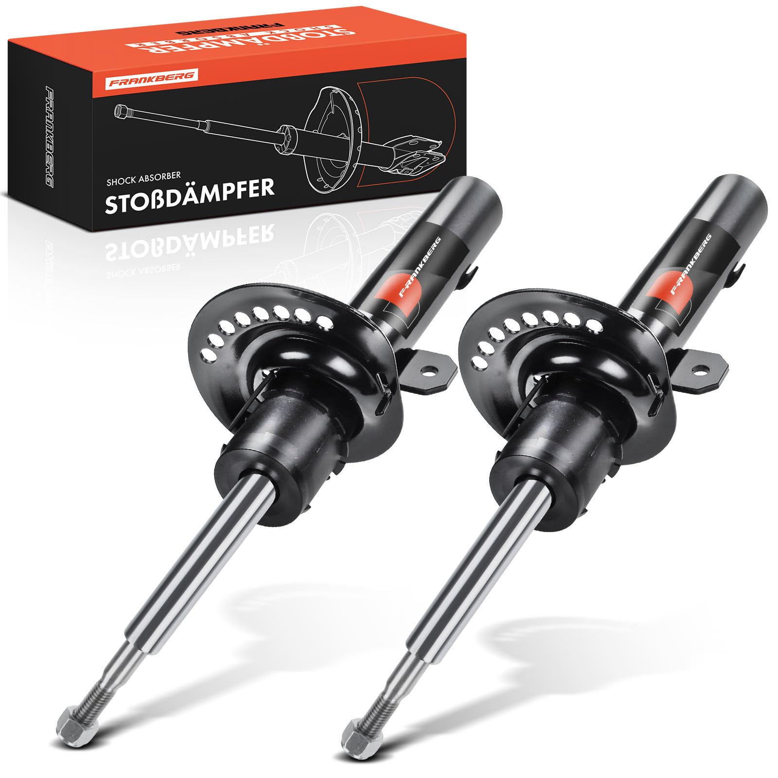 Frankberg 2 amortiguadores delanteros 465 mm presión de gas 312937 16430 | Compatible con: Mondeo III Berlina B4Y, Mondeo III B5Y, Torneo Mondeo III BWY