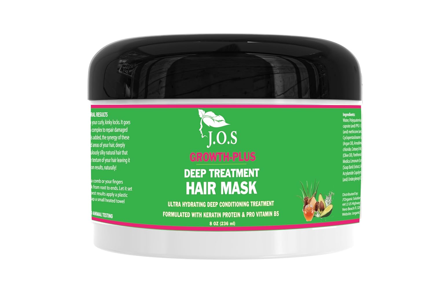 J’Organic Solutions Deep Treatment Hair Mask for Growth & Thickness – Nourishing Frizzy Curly Hair Mask with Amino Acids & Protein Complex for Silky Hair J’Organic Solutions Deep Treatment Hair Mask for Growth & Thickness – Nourishing Frizzy Curly Hair Mask with Amino Acids & Protein Complex for Silky Hair