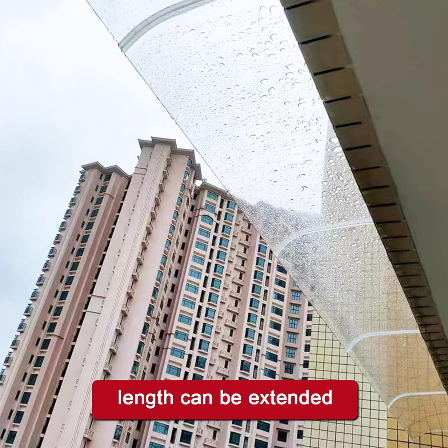 Curved Door Window Awning Canopy Polycarbonate Cover,Front Door Canopy Outdoor Awning Rain Shelter,Uv Rain Snow Protection,Garden Canopy Porch Awning,Custom Size (50x50cm/20 x20)