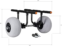 Vista 2 de Wilderness Systems Heavy Duty Kayak Cart - for Kayaks and Canoes