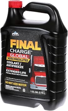FXAB53 Antifreeze Coolant, 1 gal., 50/50, Red