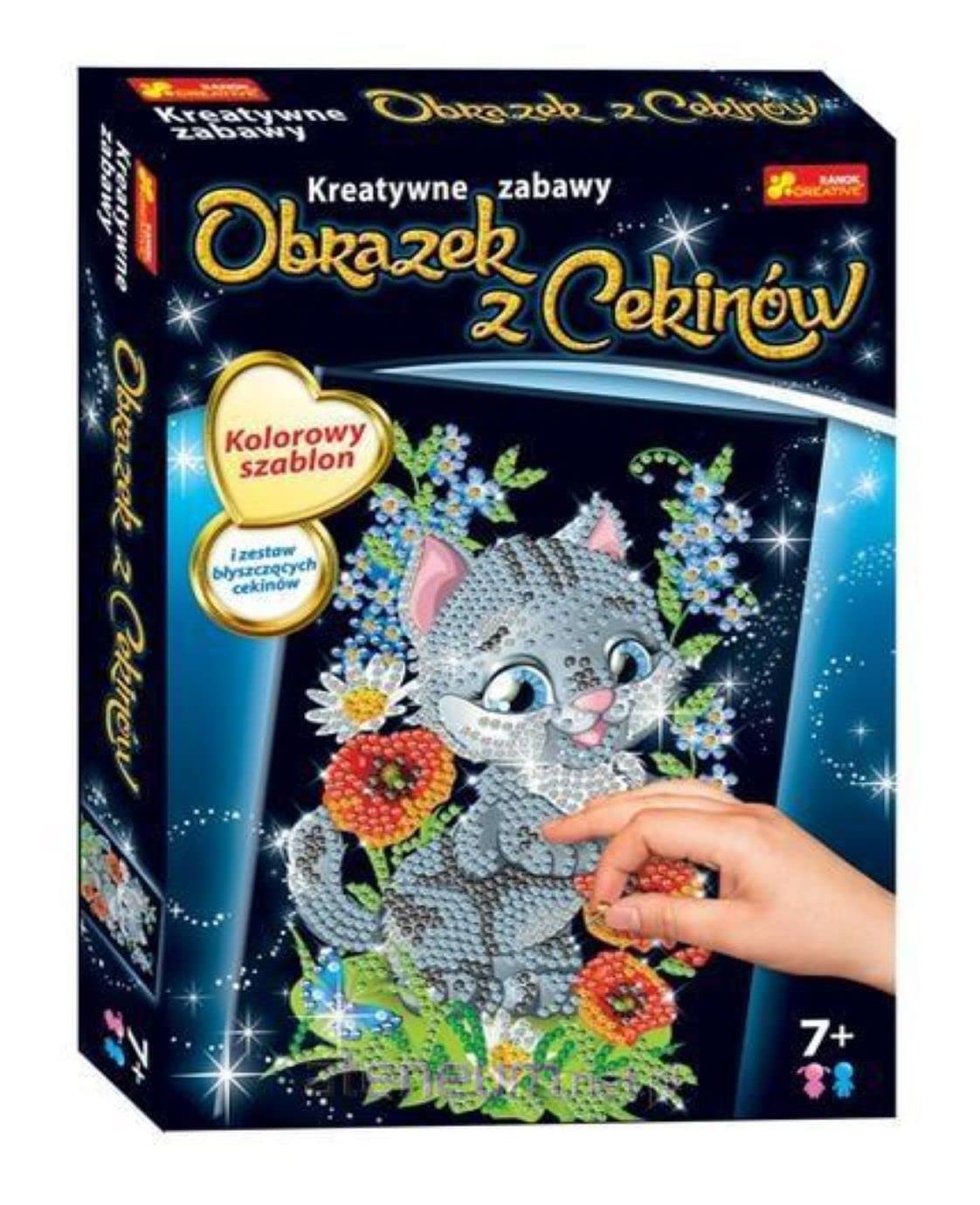 RANOK CREATIVE Obrazek z CekinĂlw. Kotek