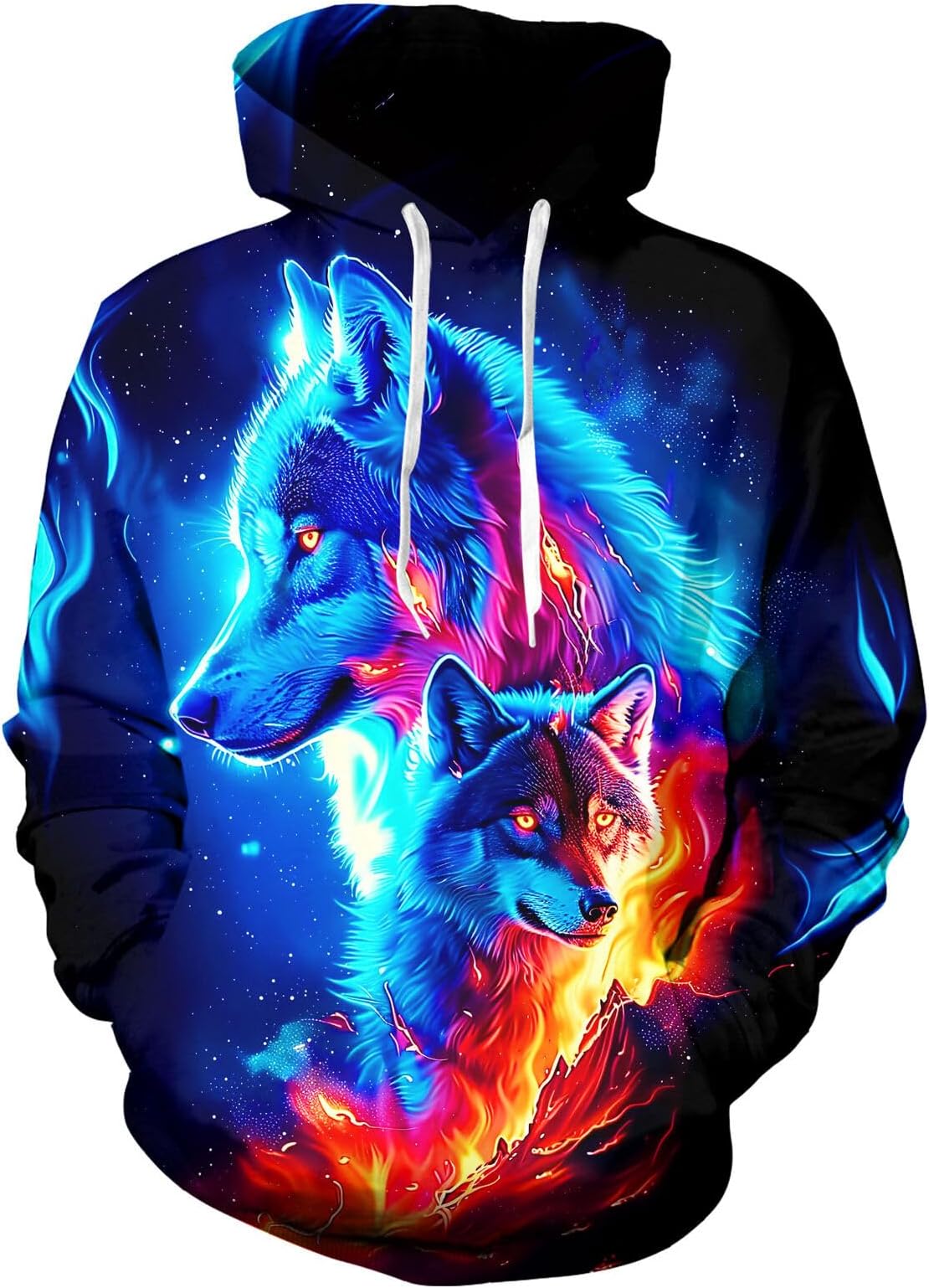 Hoodies for Men Women 3D Graphic Fleece Sweatshirts Pullover Novelty Cool Funny Hoody Hooded With Pockets