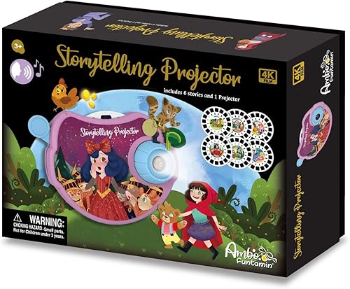 Ambo Funtamin - Storytelling Projector (Fairytales) with 6 Stories, Storytime, S