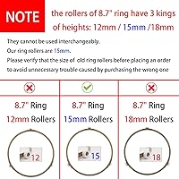 Vista 3 de Anillo giratorio de microondas de 8.7 pulgadas, pieza de repuesto para la mayoría de microondas, diámetro exterior del anillo 8.7 pulgadas/8.701 in