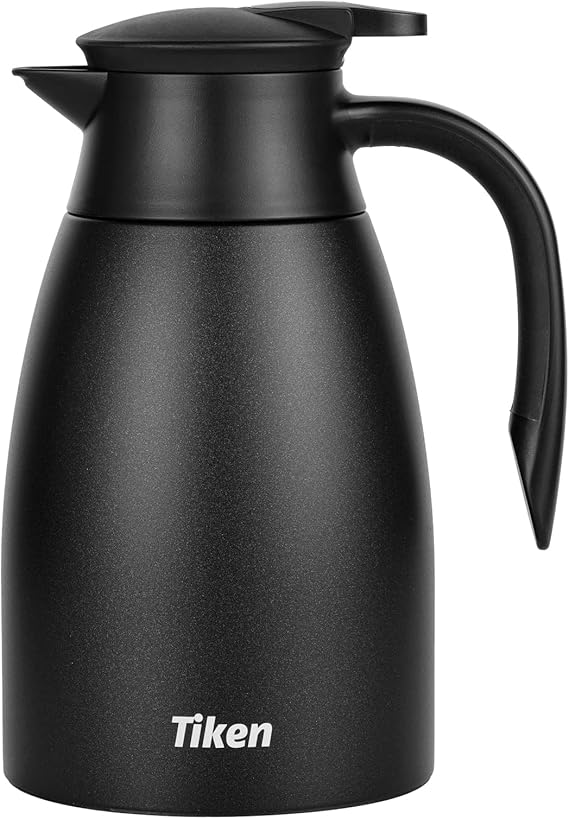 Tiken 51 Oz Thermal Coffee Carafe, Stainless Steel