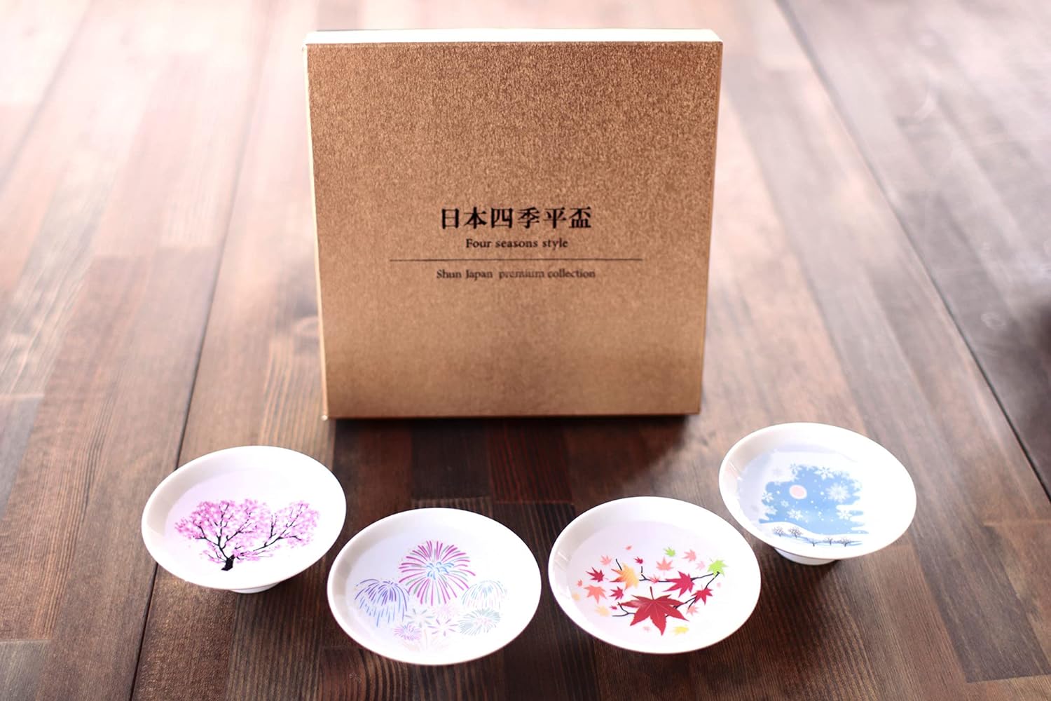 Amazon.co.jp: 【正規品】丸モ高木陶器 冷感日本四季平盃揃 酒器