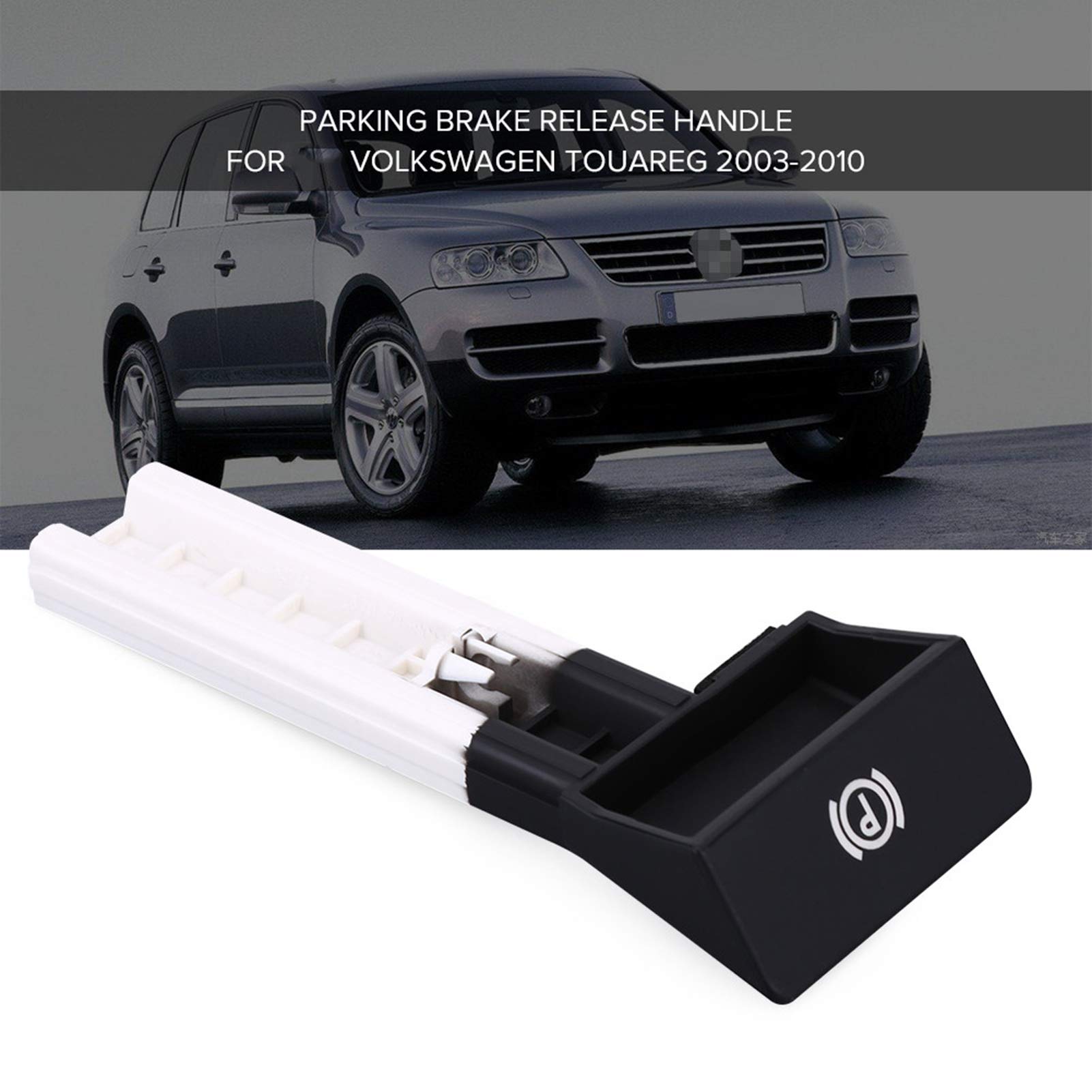 Maniglia di Rilascio del Freno di Stazionamento Materiale ABS Maniglia per Freno di Stazionamento Leva di Sblocco del Freno di Stazionamento Gruppo Maniglia di Parcheggio per