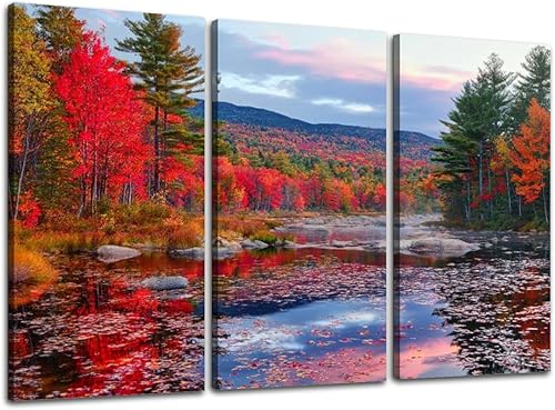 Miniatura 21 de Lienzo de 3 piezas de impresiones artísticas para pared, cuadro de paisaje de selva tropical, selva tropical, cuadros enmarcados, pintura de pared,