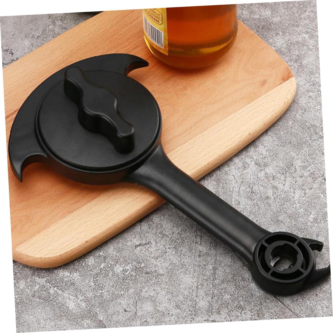 PRETYZOOM 1pc Stainless Steel Manual Can Opener Tool Portable Multifunctional Lid Opener for Access for Home and Kitchen Use and Design