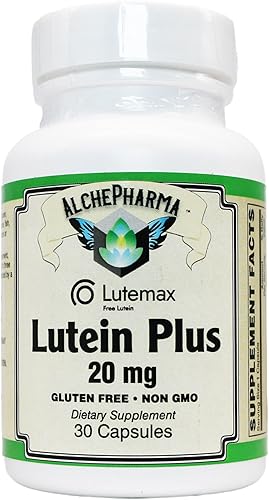 Luteína Plus 20 MG (Luteína Libre Cristalina) wZeaxantina y Arándano - Lutemax