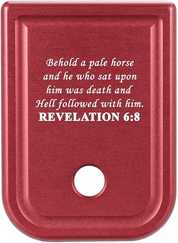 Vista 22 de NDZ Performance Placa base de cargador para Glock 17 19 19X 22 23 24 26 27 31 32 33 34 35 37 38 39 45 Gen 1-4 0.354 in .40 S&W de aluminio anodizado