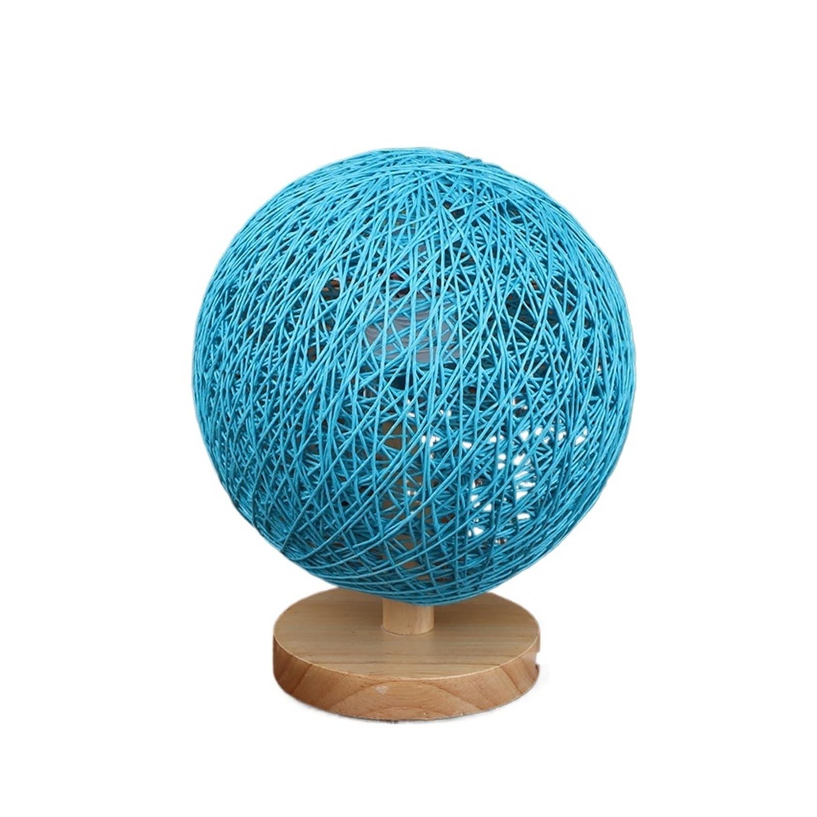 Luxemetals A4 Hand-Woven Rattan Vine Ball Pendant Lampshade - 20Cm Round Bamboo Light Shade(A4)