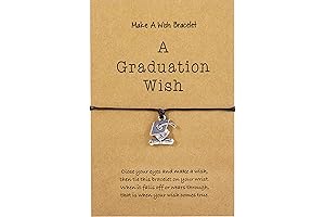 Personalized Graduation Cap Bracelet - A Timeless Keepsake for 2024 Graduates