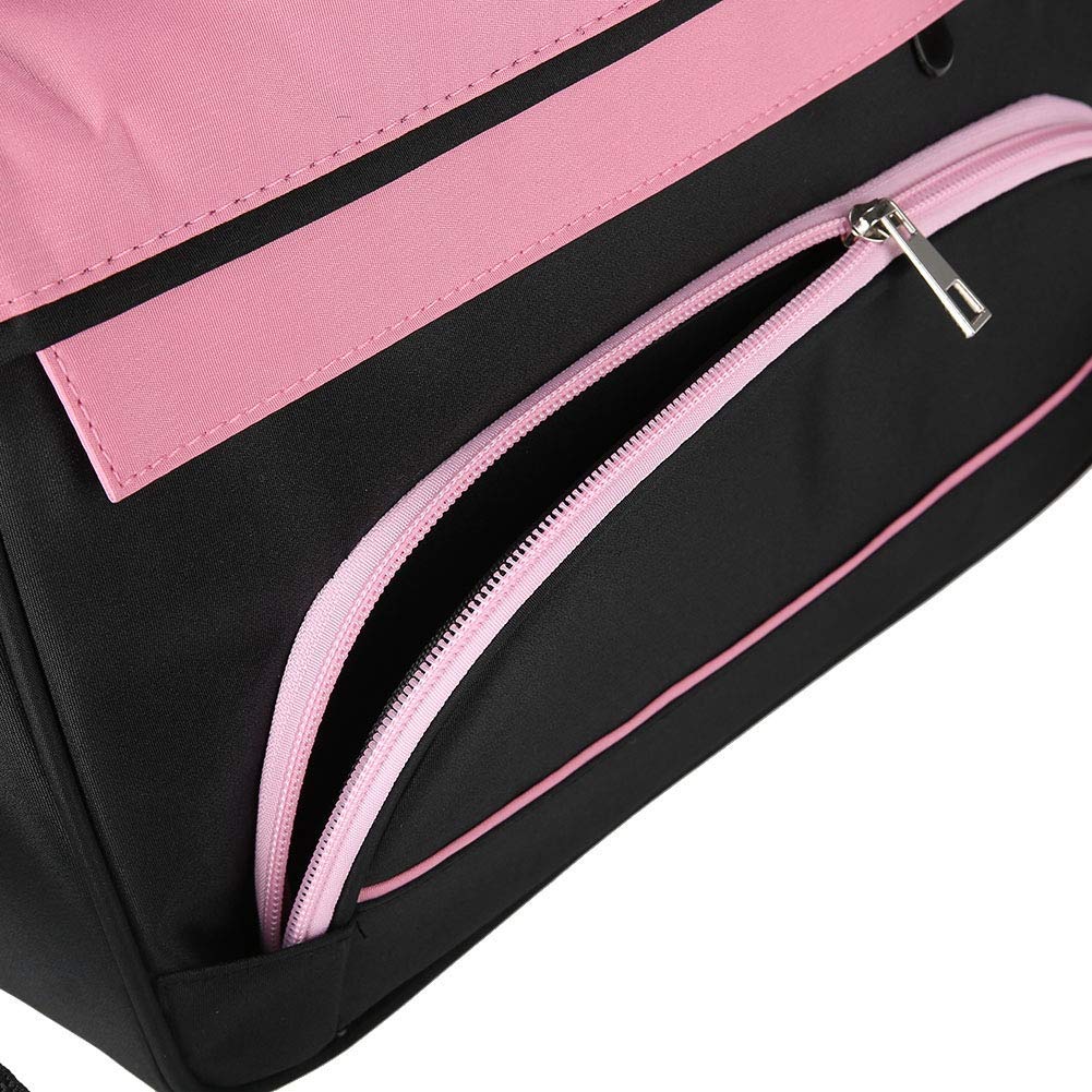 Pro Hairdressing Hair Equipment Salon Tool - Borsa da viaggio per parrucchiere, borsa per attrezzi (rosa)
