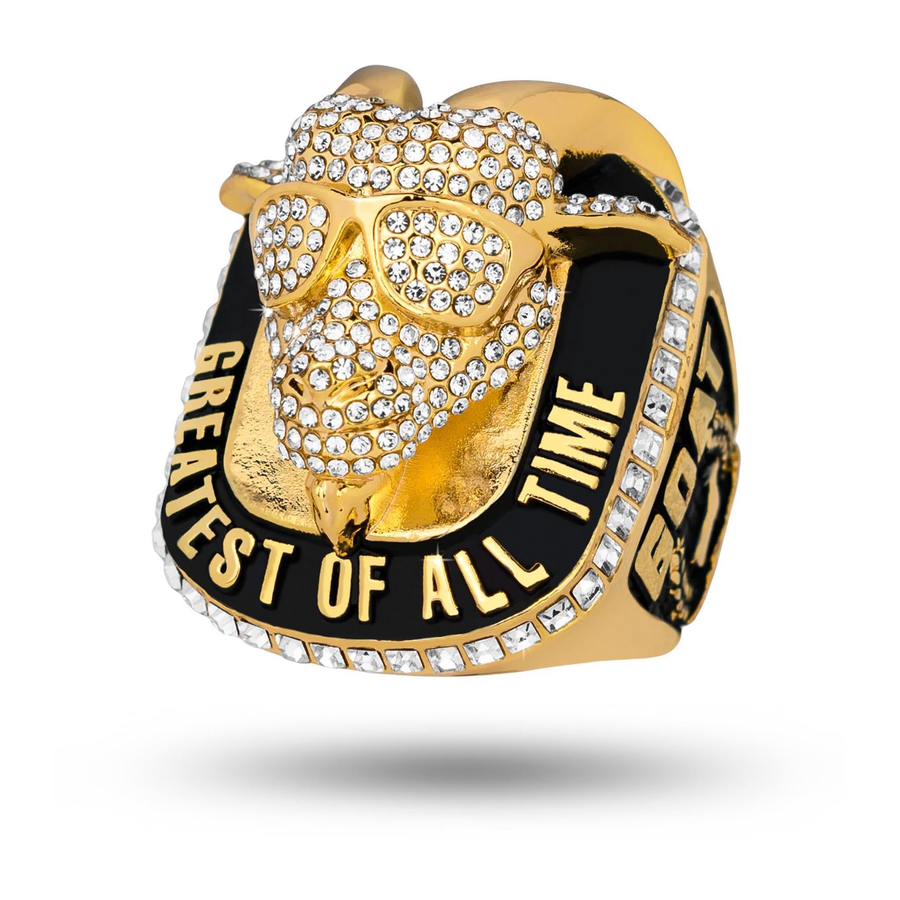 Blinged Out Goat Championship Ring, Greatest of All Time