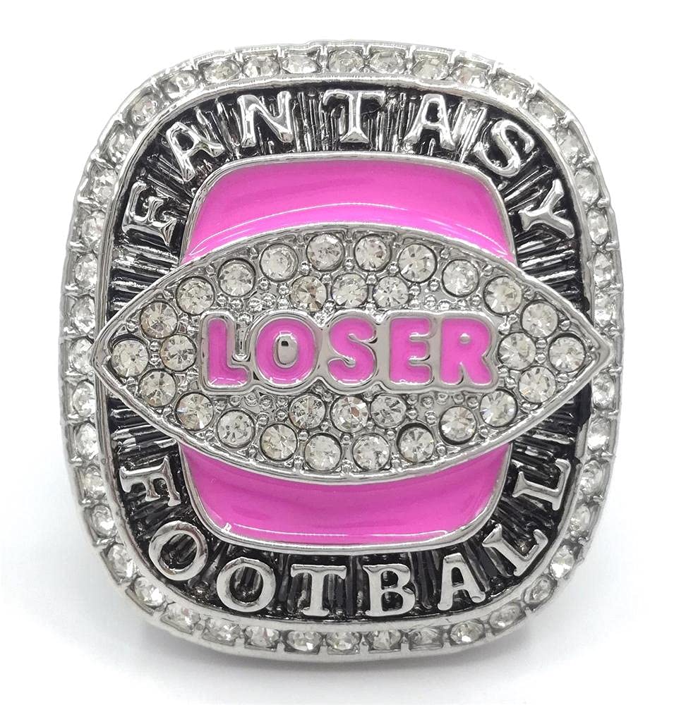 Fantasy Football Loser Championship Trophy Ring Last Place Award for League