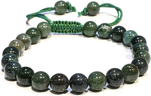 Bracelet Healing Crystal Bracelet for Women, Men Chic Gemstone Bracelet for Men and Women 8mm Round Bead Bracelets for Spiritual Healing,