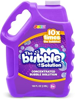 JOYIN 100 Oz Concentrated Bubble Solution (up to 8 Gallon) for Large Party in Summer Celebrations, Party Favor, Bubble Summer Toy, Classroom Prizes, Easter (Purple)