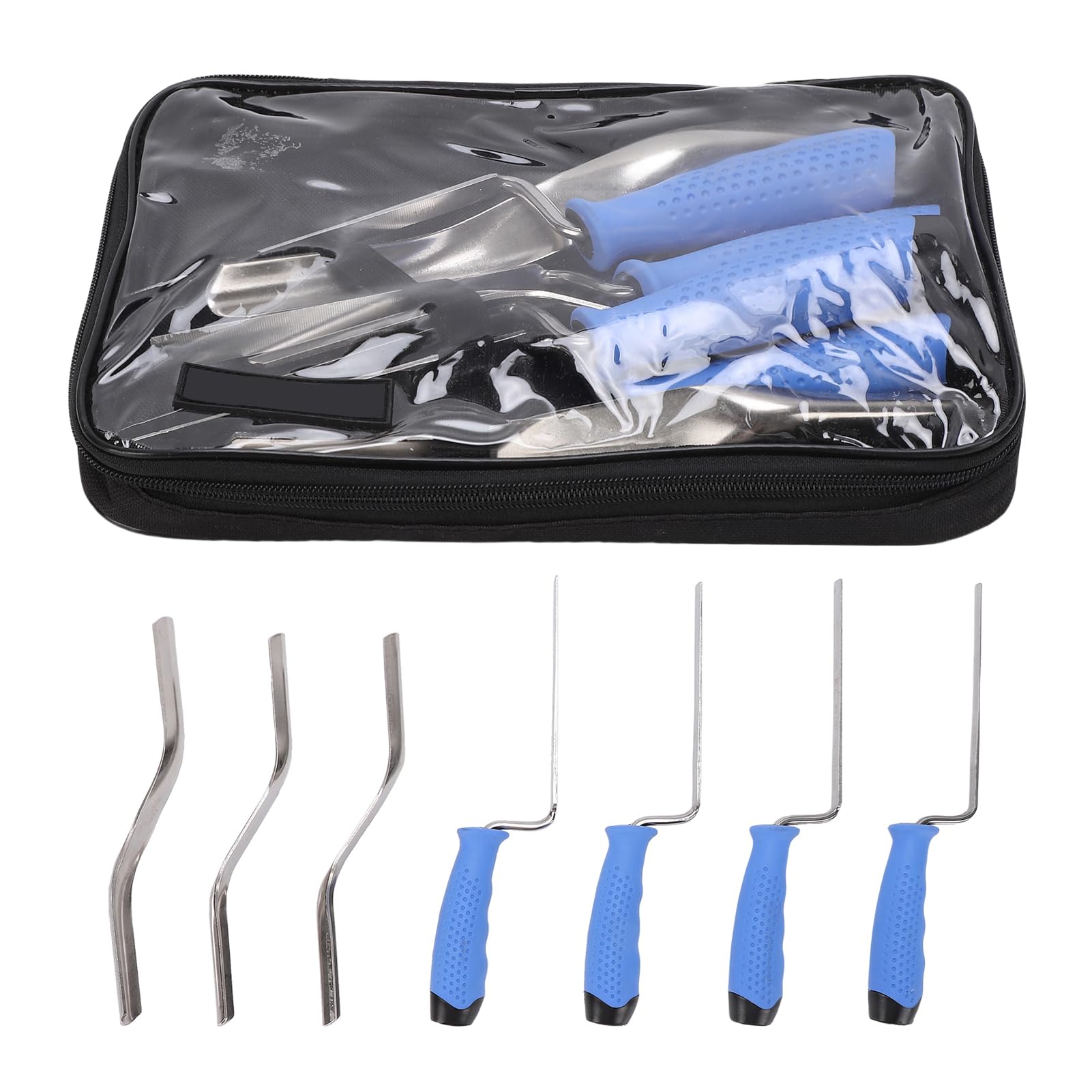 FTVOGUE Ergonomisches Fugenwerkzeug-Set, Edelstahlkellen 7 Stück, für