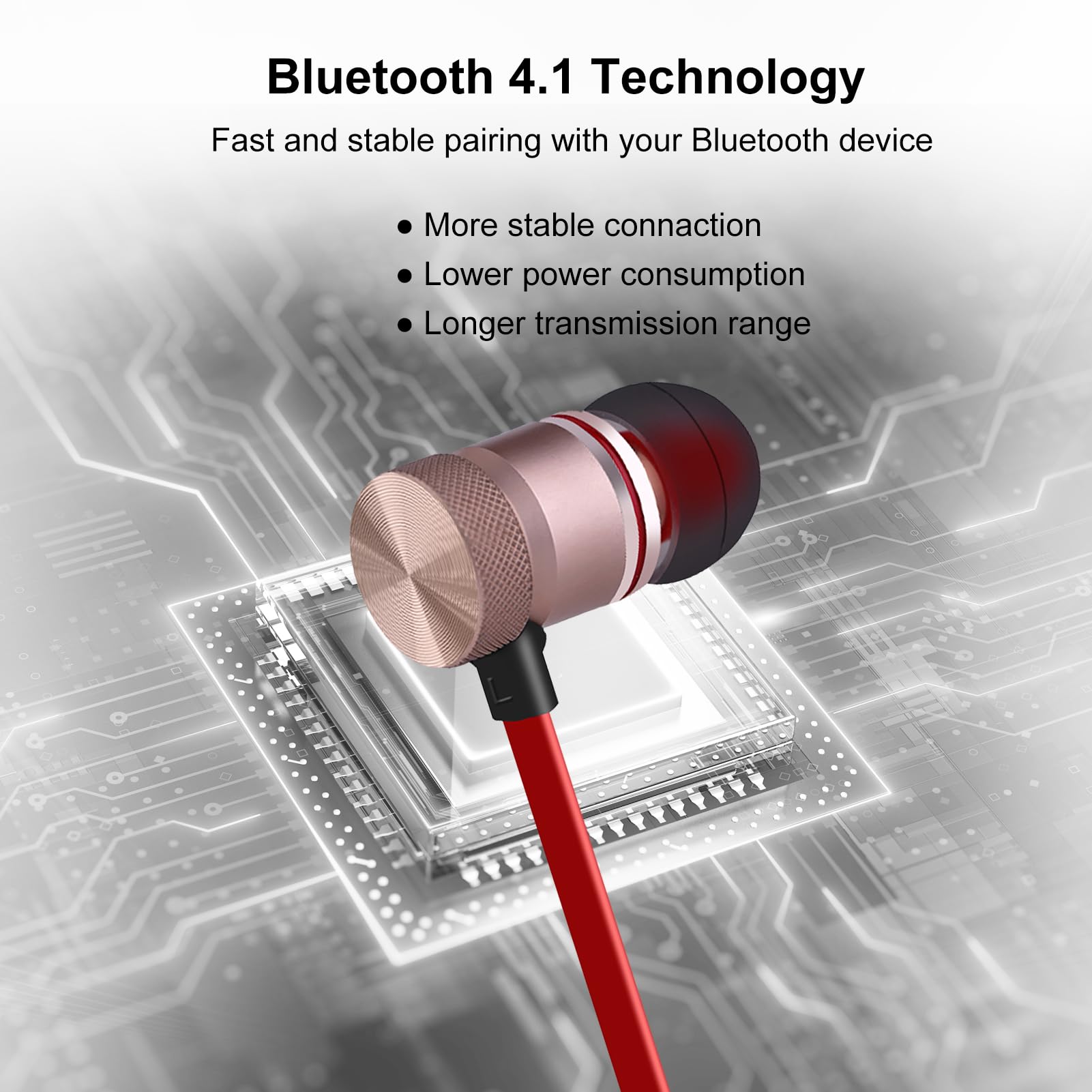 Draadloze Bluetooth Headset Nekband