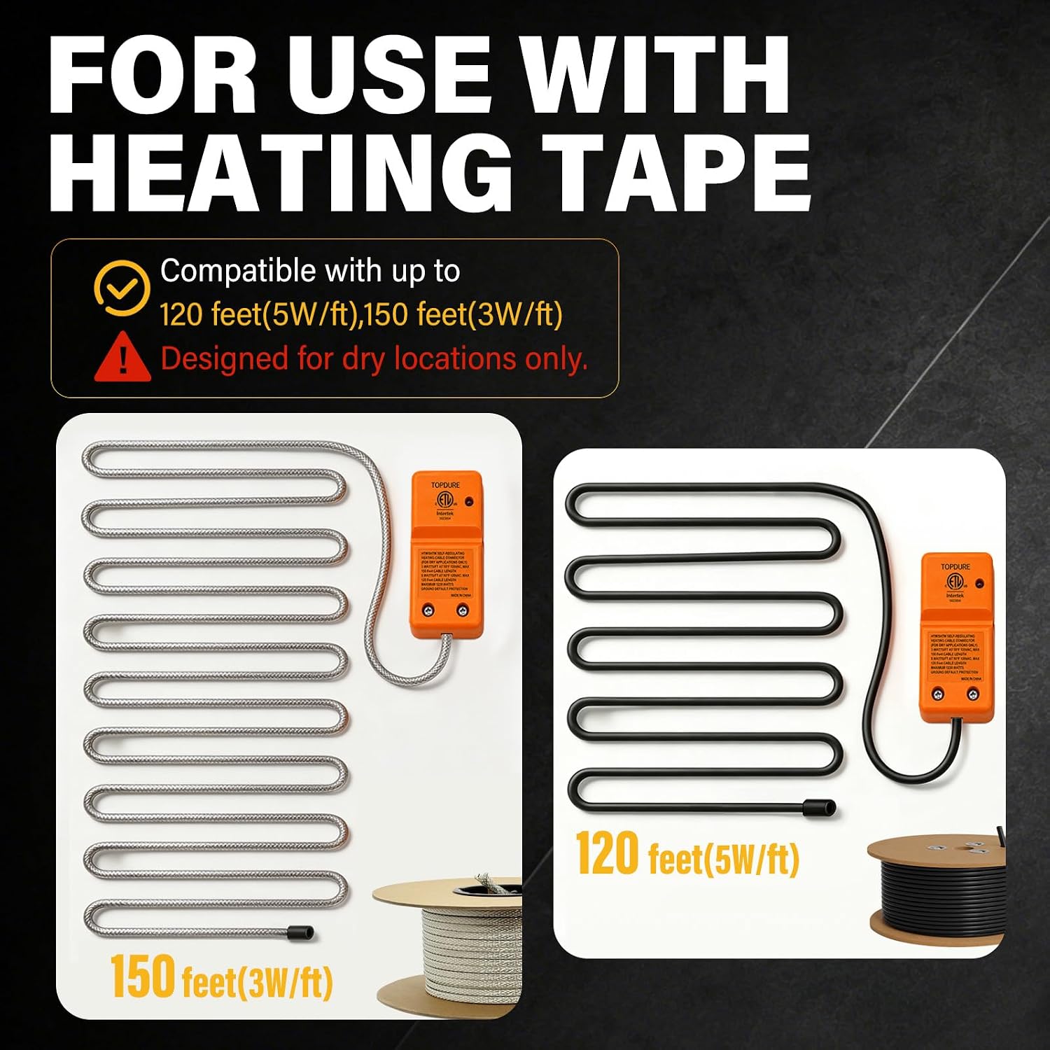 Self-Regulating Heat Cable Plug-in Connection Kit Cable Accessory image 5
