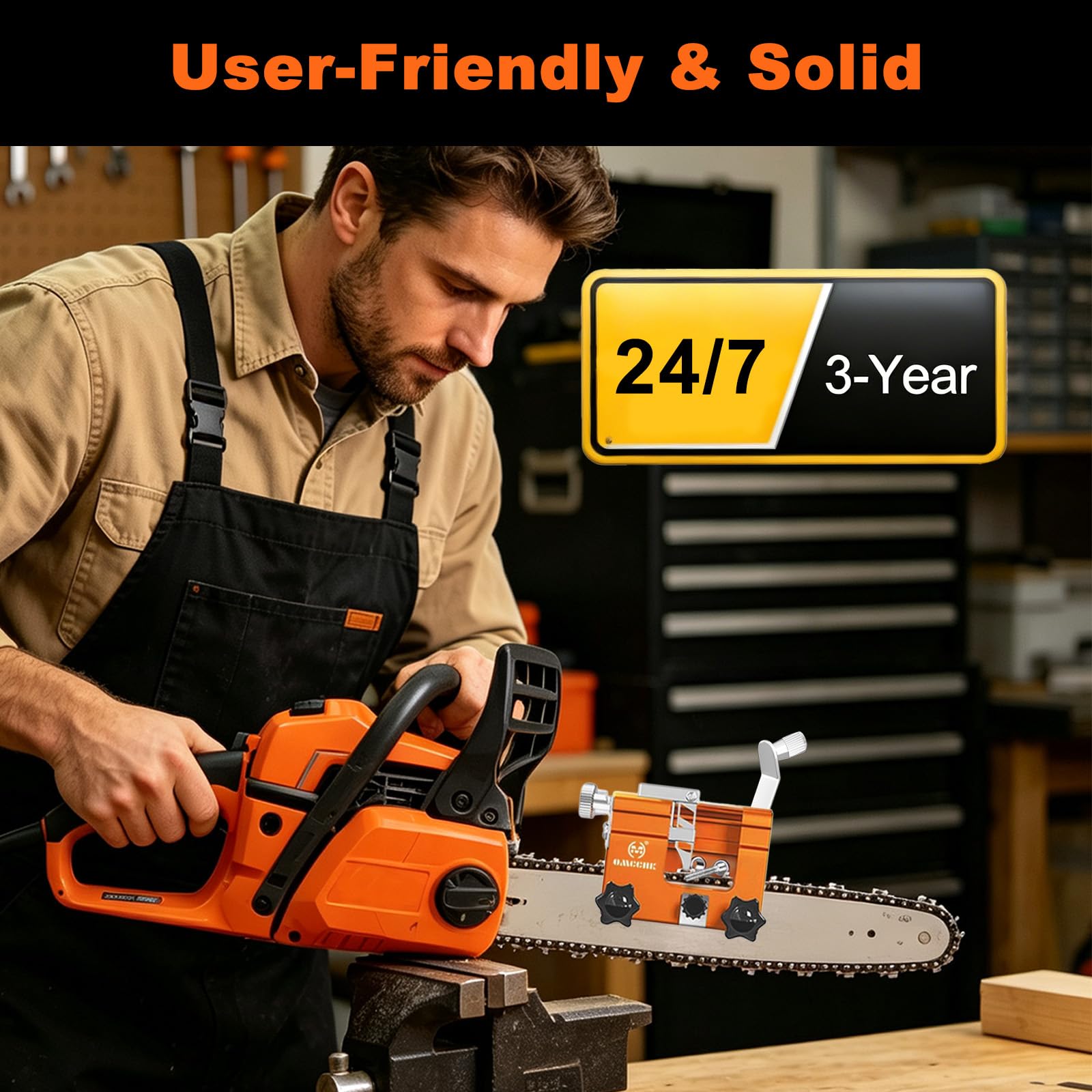 Chainsaw Sharpener Jig - Restore Blade Sharpness -6 Chainsaw Sharpener Jig - Restore Blade Sharpness -6