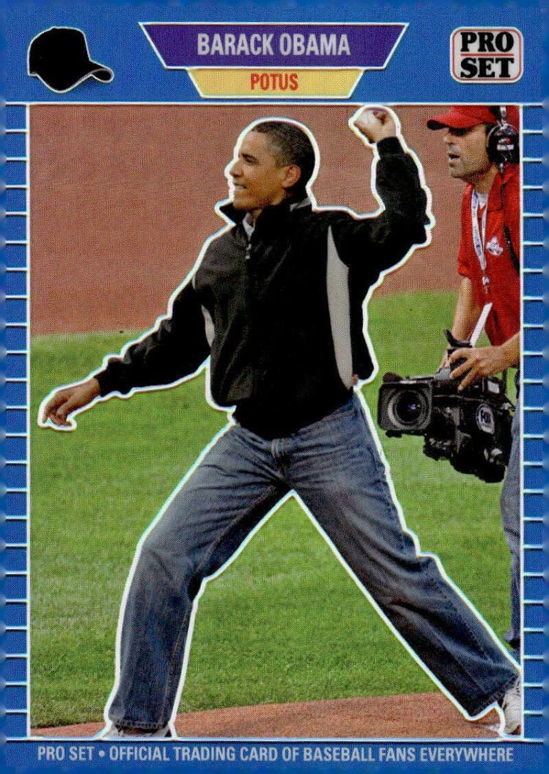 BARACK OBAMA SP 2024 Leaf Pro Set Blue 4/25 Potus #PSG-46 NM-MT Baseball