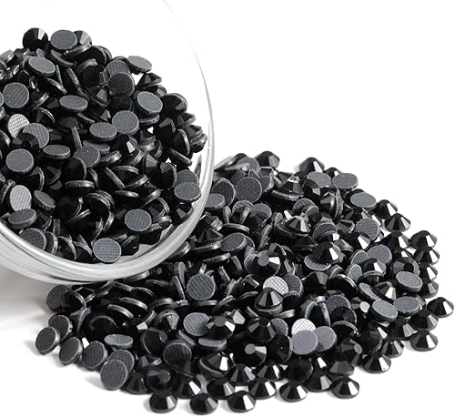 Vista 59 de 6000 diamantes de imitación termoadhesivos a granel, diamantes de imitación azules para ropa de manualidades, cristales termoadhesivos