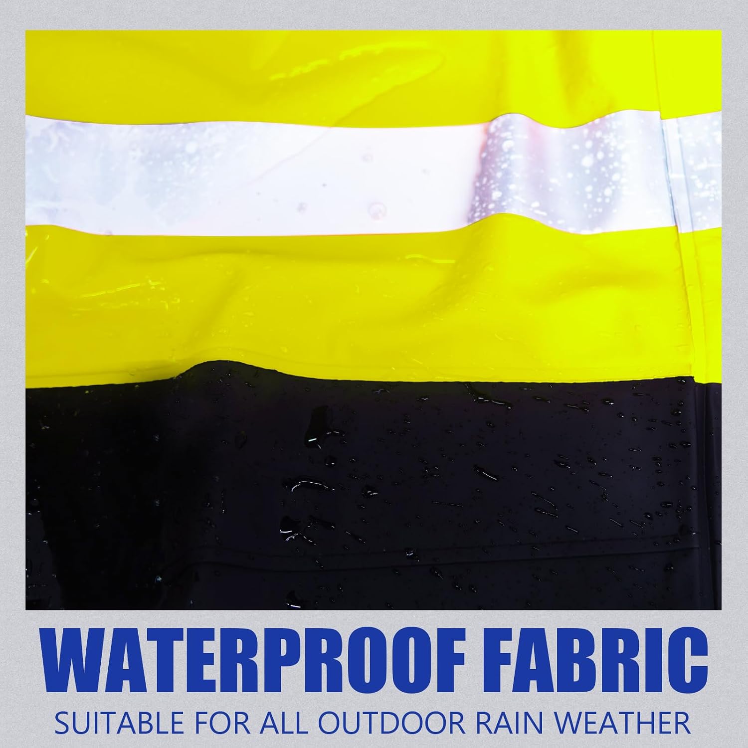 Waterproof Rain Suits Jacket Bib Pants Heavy Duty Workwear