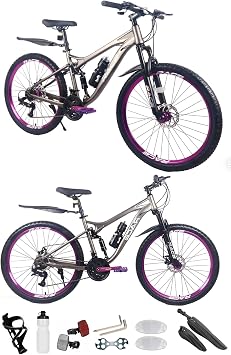 26 , 27.5 Inch Mountain Bike, Adult Bicycle, Teenager Bike, MTB, Girls & Women s Bike, Sport s Cycle, Dual Disc Brake, 21 Speed, 20 KG Lightweight, New