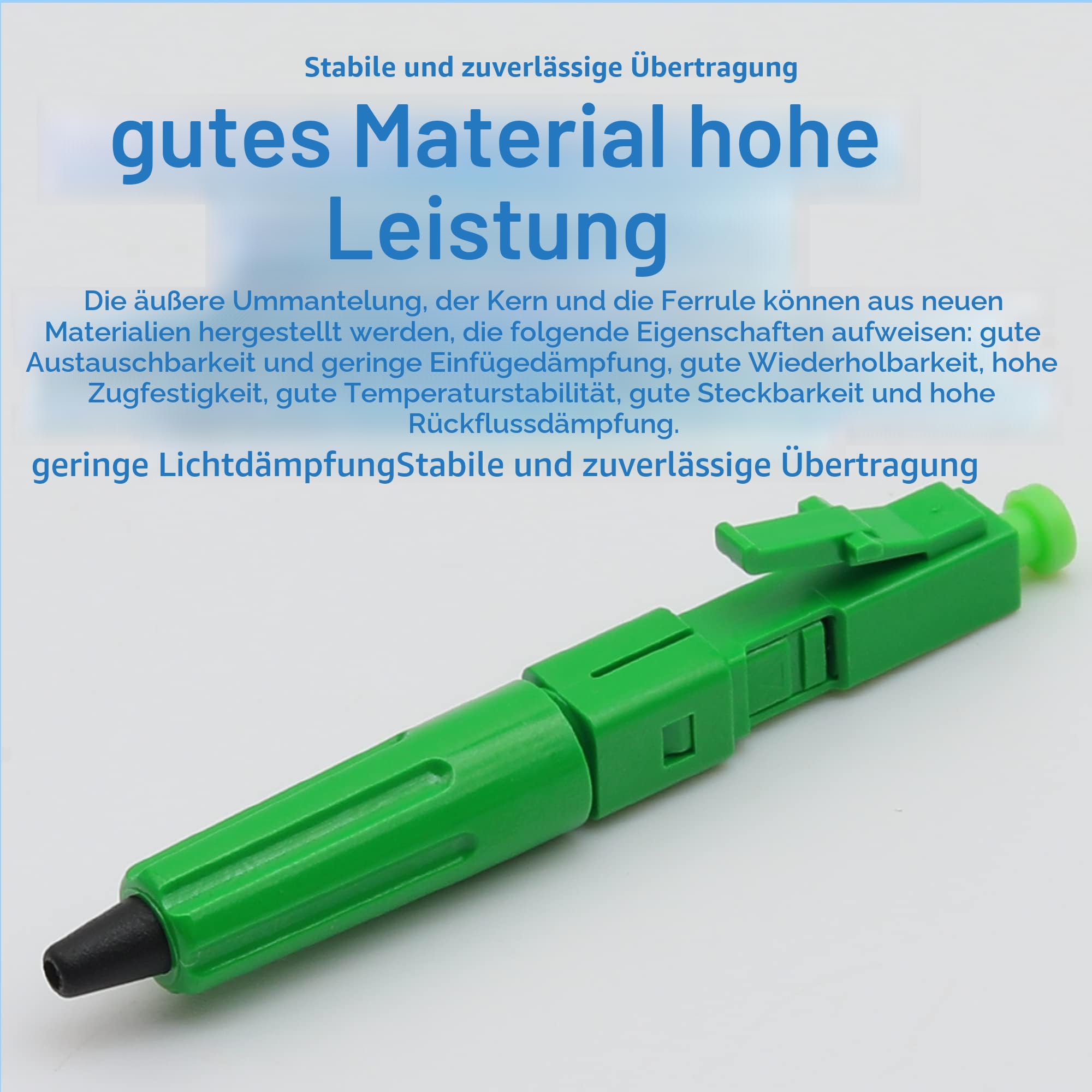 Cruiser FTTH Single Mode Schnellverbinder LC UPC/APC Fasermontage 5 Stück