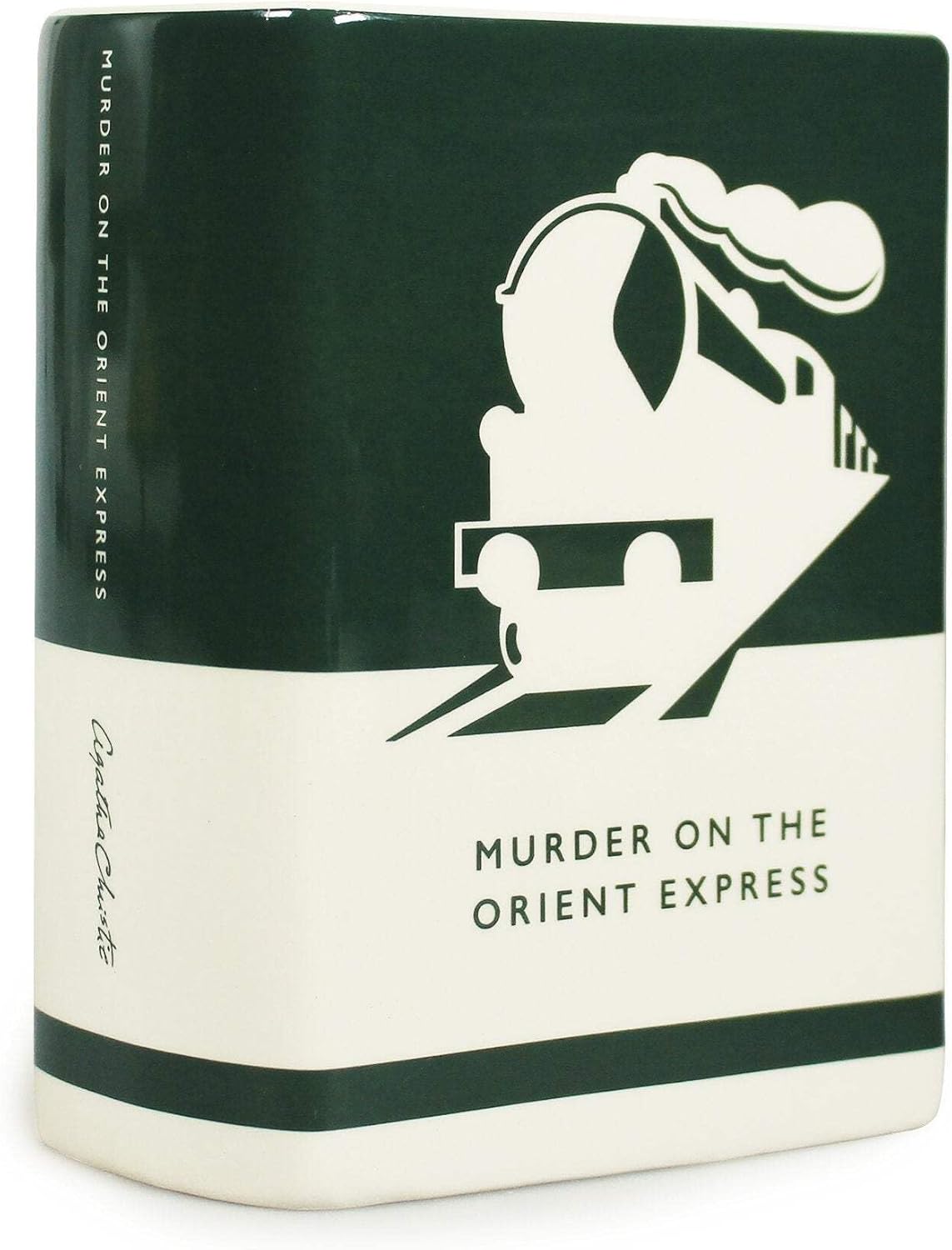 Half Moon Bay Murder on the Orient Express Book Vase | Murder On The Orient Express Book Shaped Flower Vase | Living Room Accessories & Ornaments For Living Room | Vases For Flowers & Decorative Books